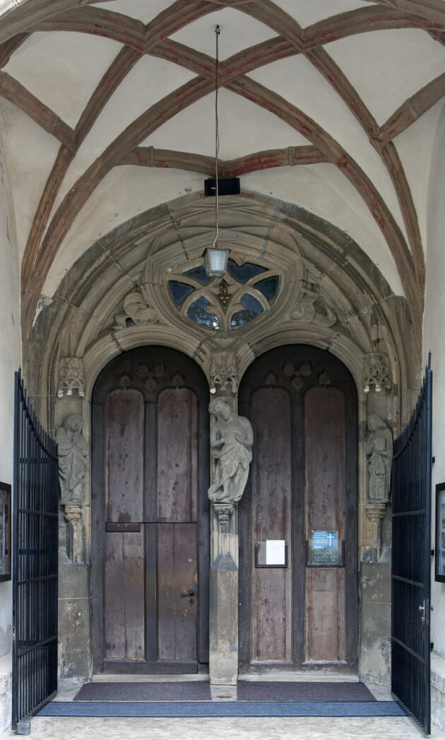 Gotický portál Baziliky minor v Kežmarku